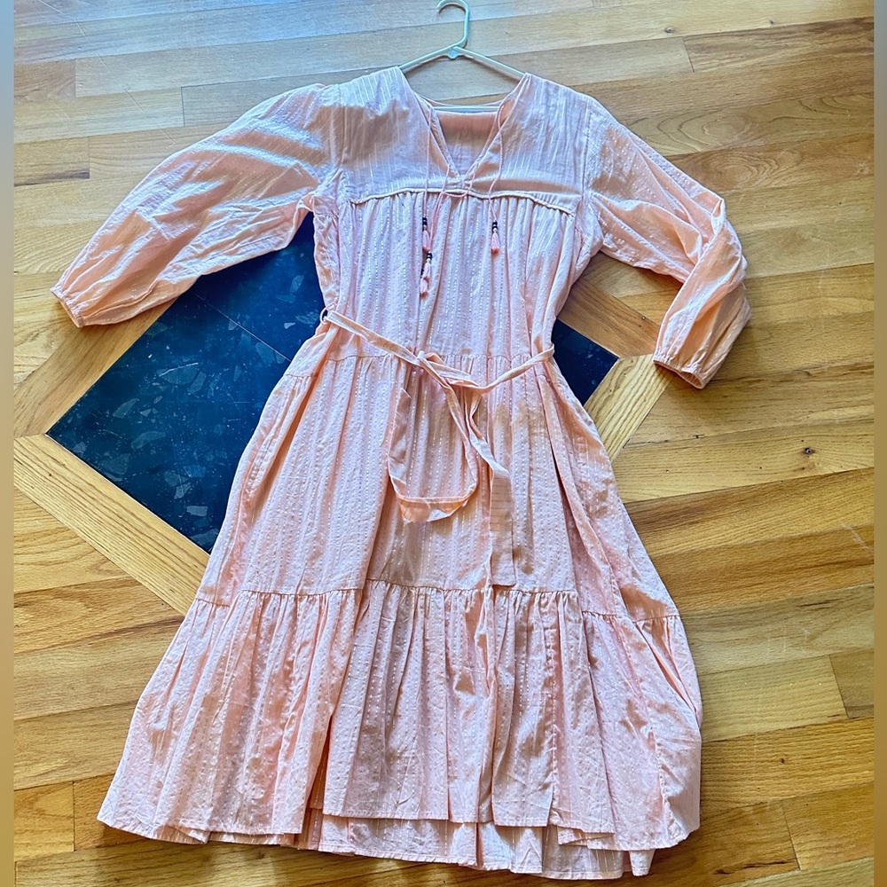 India collection by Emerson Fry tiered midi dress size M/L
